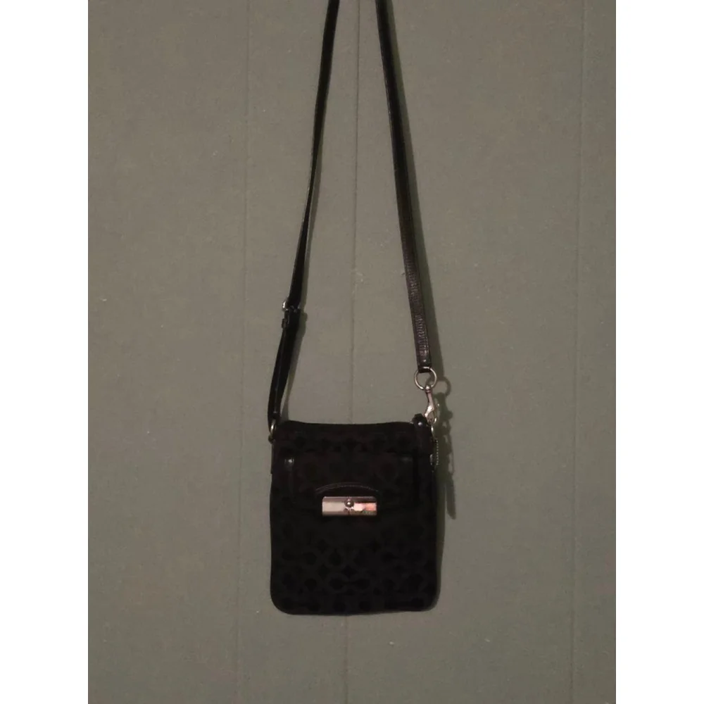 Coach Kristin Op Art Signature Swingpack Crossbody bag